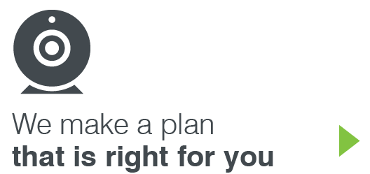 We make a plan that is right for you with target icon