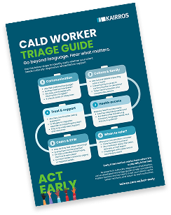 Early intervention works best when it’s culturally informed Cover photo of the Act Early poster